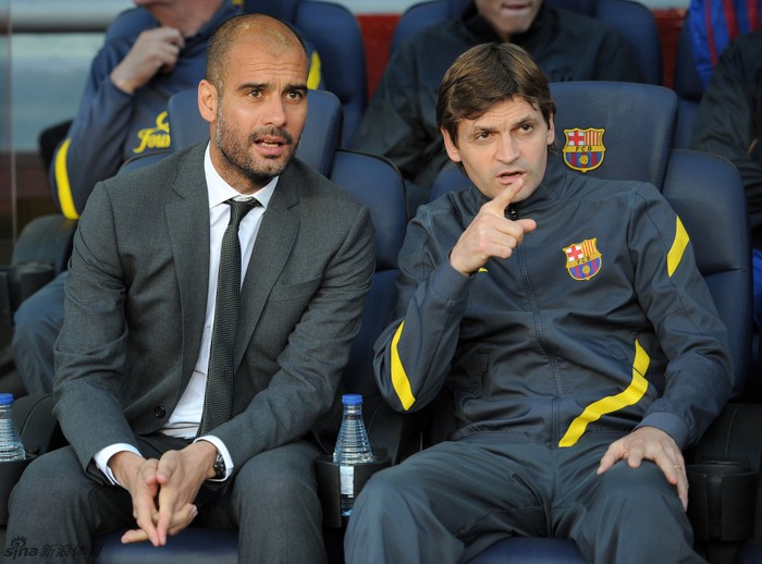 Pep Guardiola và người sẽ kế nhiệm ông ở Barca - HLV Tito Vilanova